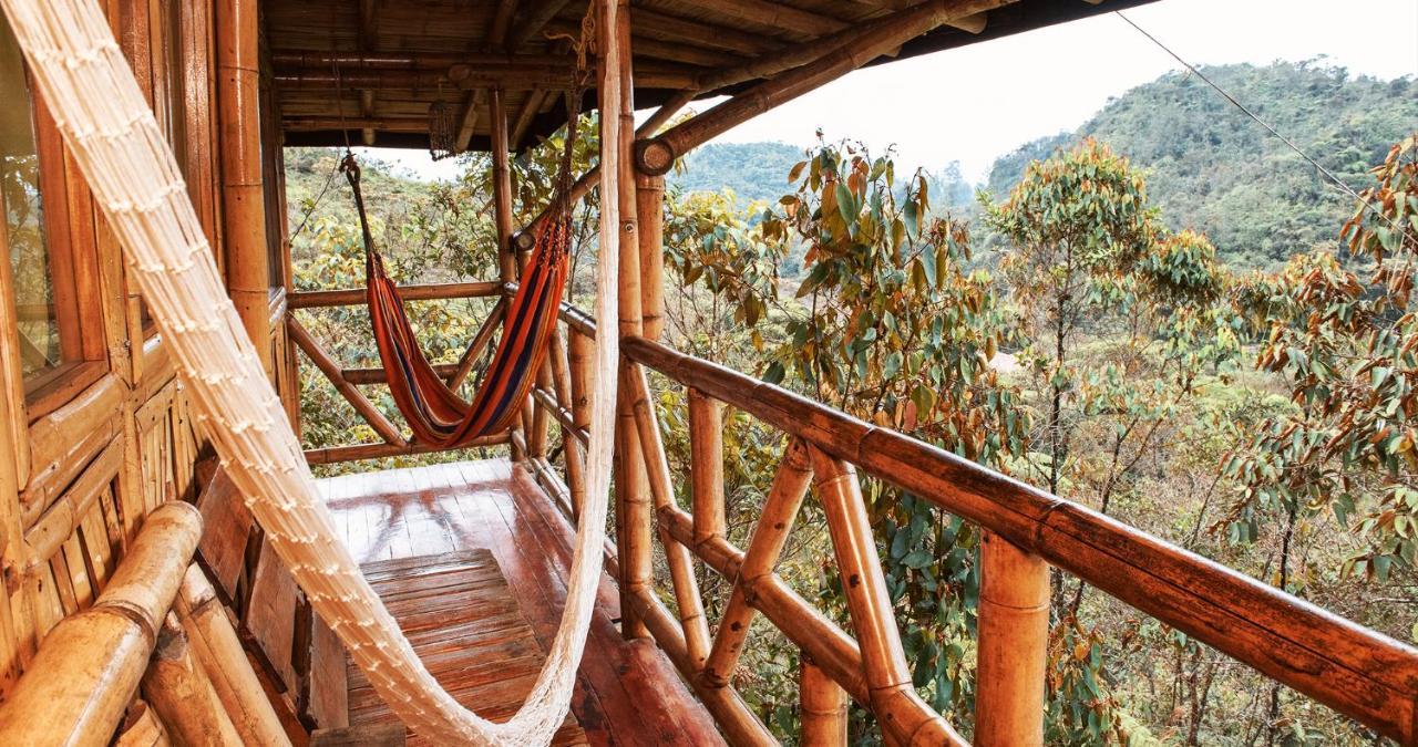 Hotel Guatape Adrianas Bambu Kültér fotó
