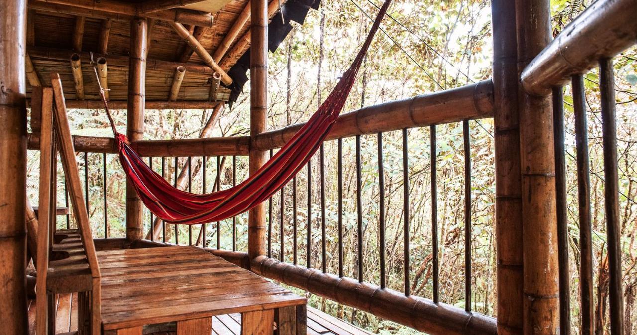Hotel Guatape Adrianas Bambu Kültér fotó