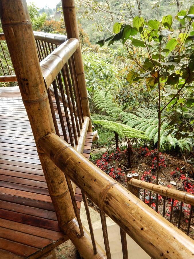 Hotel Guatape Adrianas Bambu Kültér fotó