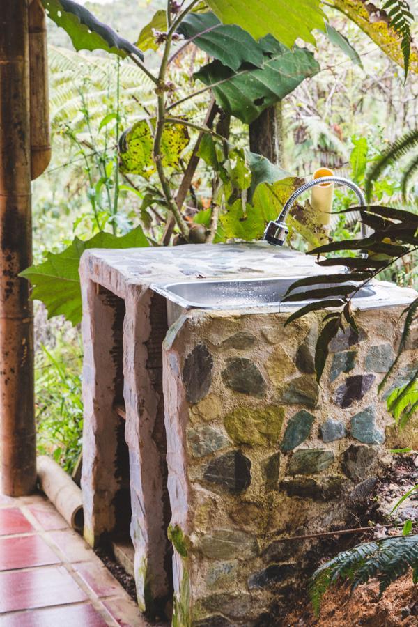 Hotel Guatape Adrianas Bambu Kültér fotó