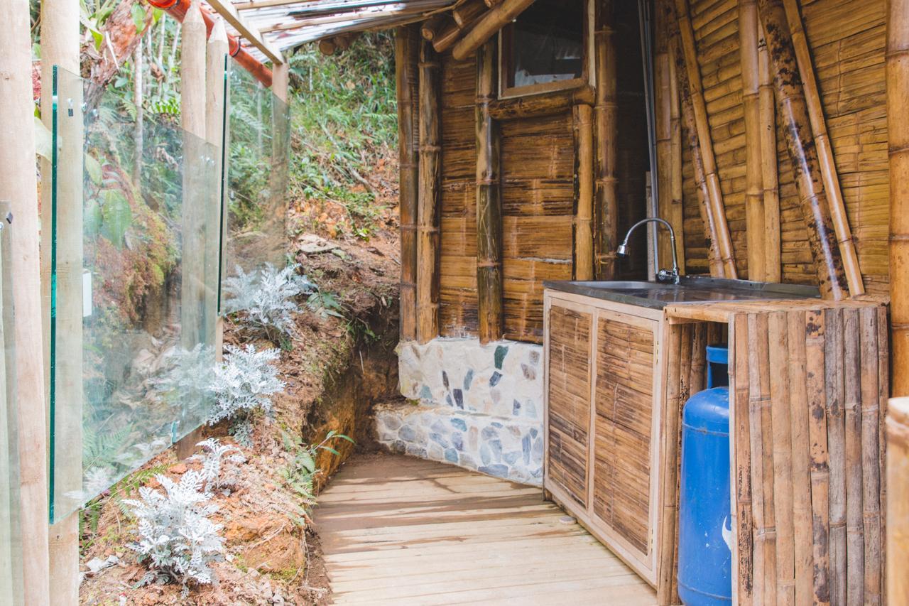 Hotel Guatape Adrianas Bambu Kültér fotó